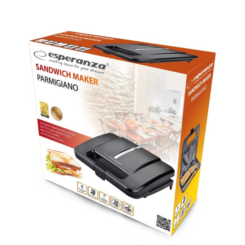 Esperanza EHI009 Dampjern Keramisk kogeplade Grå, Hvid 2400 W Esperanza EHI009 Dampjern Keramisk kogeplade Grå, Hvid 2400 W