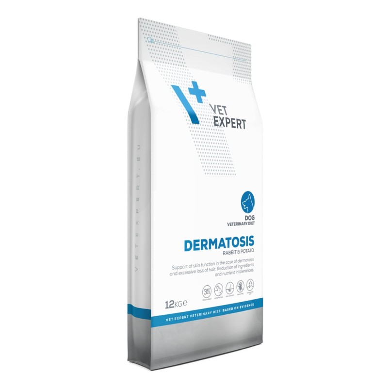 VET EXPERT Veterinary Diet Dermatosis Dog Rabbit & Potato - dry dog food - 12 kg VET EXPERT Veterinary Diet Dermatosis Dog Rabbit & Potato - dry dog food - 12 kg
