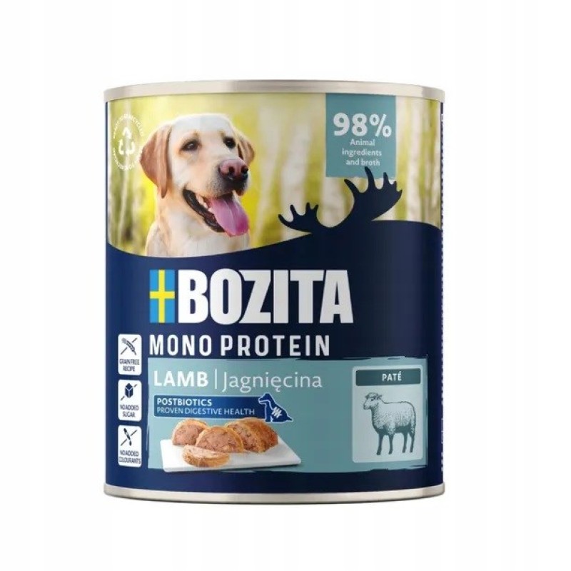 BOZITA Monoprotein Pate Lamb - wet dog food - 800g BOZITA Monoprotein Pate Lamb - wet dog food - 800g
