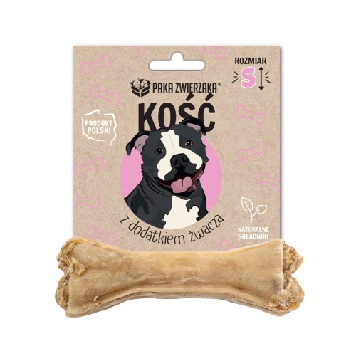 PAKA ZWIERZAKA Bone with tripe additive S 10 cm - dog treat - 35g PAKA ZWIERZAKA Bone with tripe additive S 10 cm - dog treat - 35g