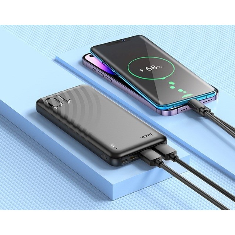 Hoco J123 Powerbank 10 000 mAh Black Hoco J123 Powerbank 10 000 mAh Black