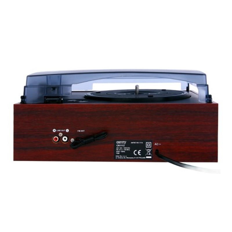 Camry Premium CR1113 Belt-drive audio turntable Black, Chrome, Wood Semi Automatic Camry Premium CR1113 Belt-drive audio turntable Black, Chrome, Wood Semi Automatic