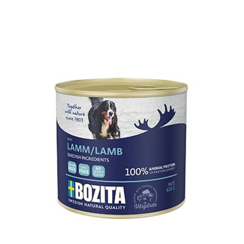 BOZITA Lamb wet dog food - 625g