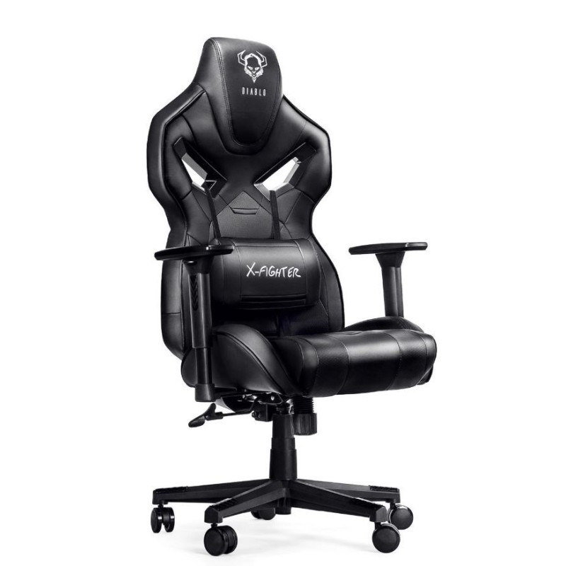Diablo X-FIGHTER gaming chair black and black Diablo X-FIGHTER gaming chair black and black