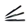 KAL22-CZ Throwing knives, 3 pieces, black