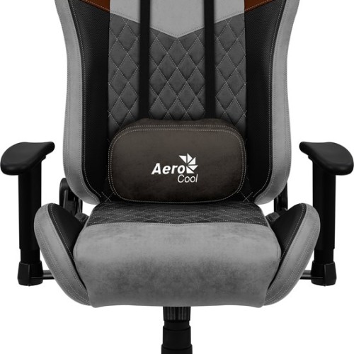 Aerocool DUKE AeroSuede Universal gaming chair Black, Brown, Grey Aerocool DUKE AeroSuede Universal gaming chair Black, Brown, Grey