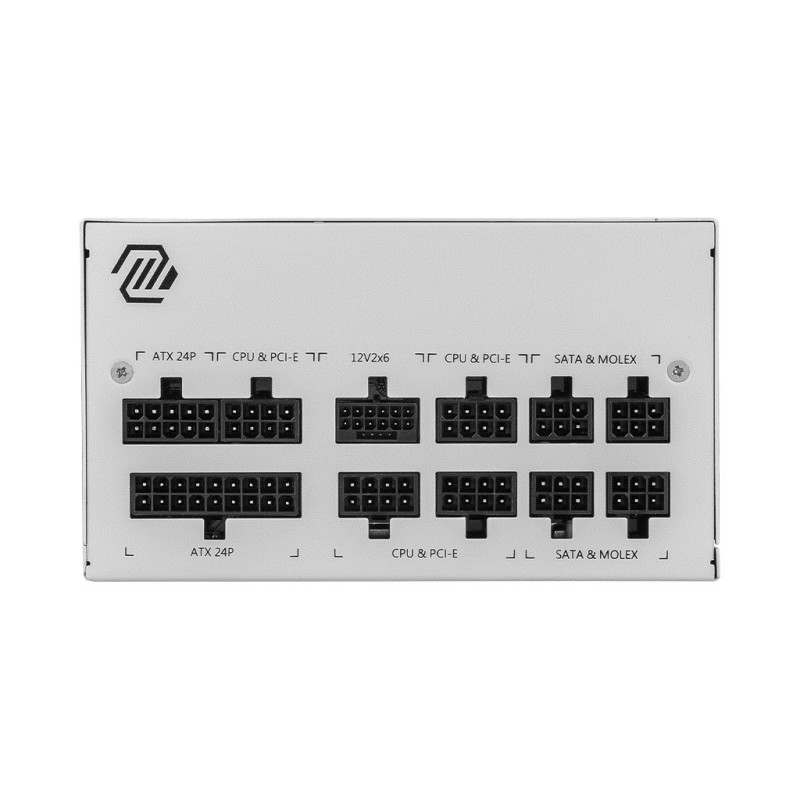 MSI MAG A850GL PCIE5 WHITE power supply unit 850 W 20+4 pin ATX ATX MSI MAG A850GL PCIE5 WHITE power supply unit 850 W 20+4 pin ATX ATX