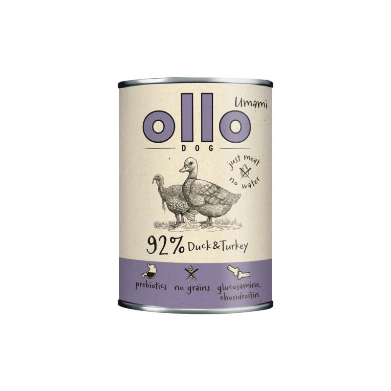 OLLO Umami Duck and turkey - wet dog food - 850g