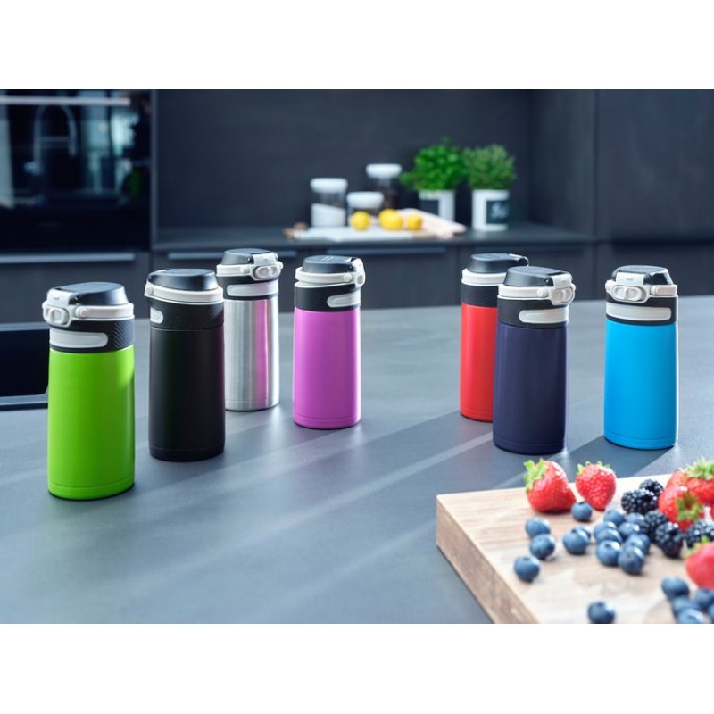 Leifheit 03249 travel mug 350 ml Black, Green Stainless steel Leifheit 03249 travel mug 350 ml Black, Green Stainless steel