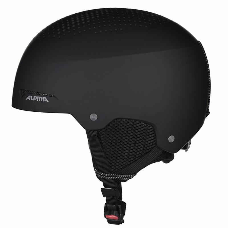 WINTER HELMET ALPINA ZUPO BLACK MATT 54-58 WINTER HELMET ALPINA ZUPO BLACK MATT 54-58