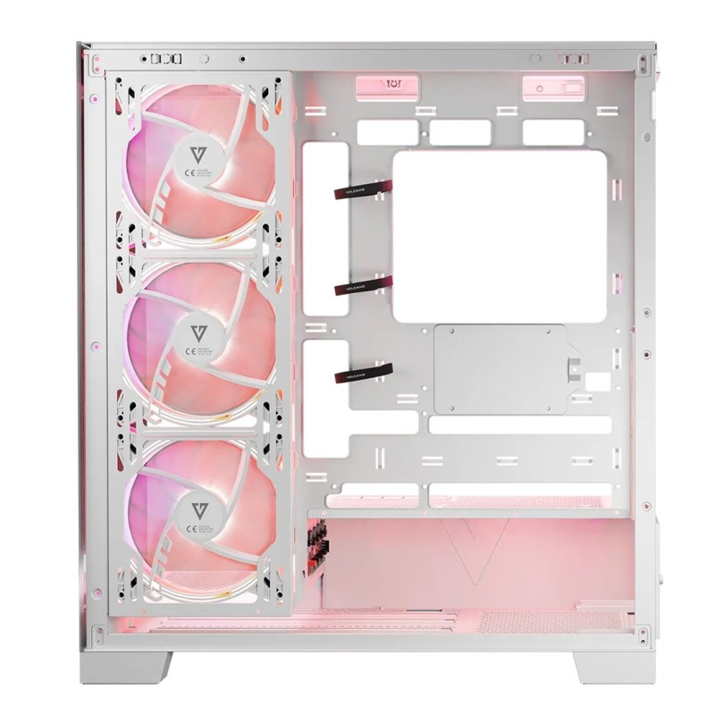 MODECOM Volcano SPACE APEX ARGB MIDI USB 3.0 X 2 CYPE-C white MODECOM Volcano SPACE APEX ARGB MIDI USB 3.0 X 2 CYPE-C white