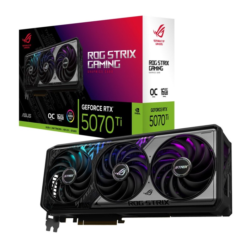 Karta graf. ASUS ROG STRIX RTX 5070 Ti 16GB OC GAM Karta graf. ASUS ROG STRIX RTX 5070 Ti 16GB OC GAM