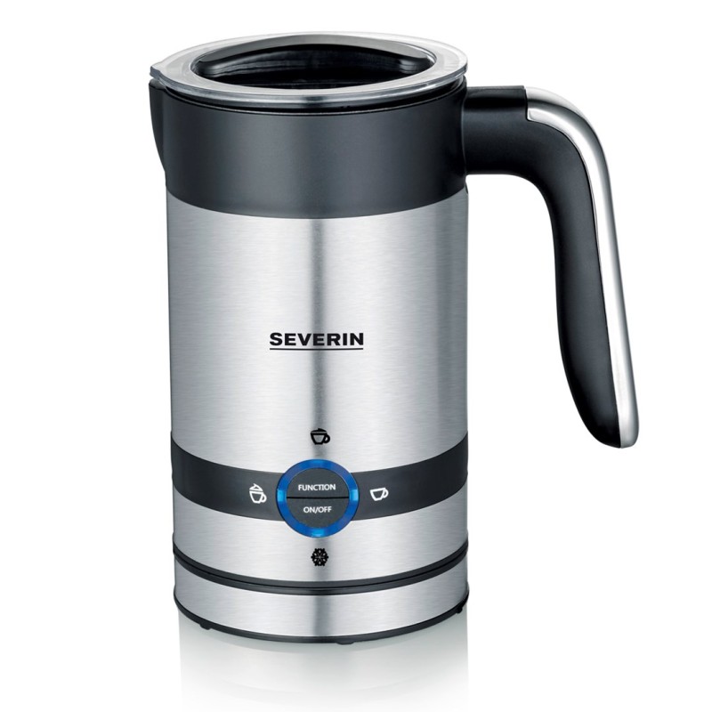 Severin SM 3584 milk frother/warmer Automatic Black, Stainless steel