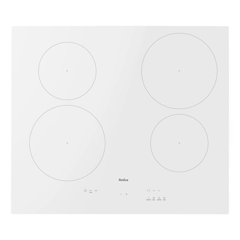 Induction cooktop Amica PIDH6140PHTUN 3.0 white Induction cooktop Amica PIDH6140PHTUN 3.0 white