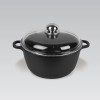 Maestro MR-4628C Pot with lid 28 cm 5,8 l Black