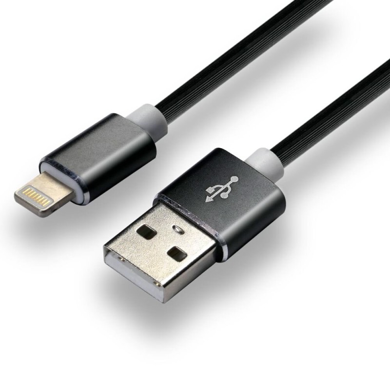 everActive cable USB Lightning 1m - Black, silicone, quick charge, 2,4A - CBS-1IB everActive cable USB Lightning 1m - Black, silicone, quick charge, 2,4A - CBS-1IB
