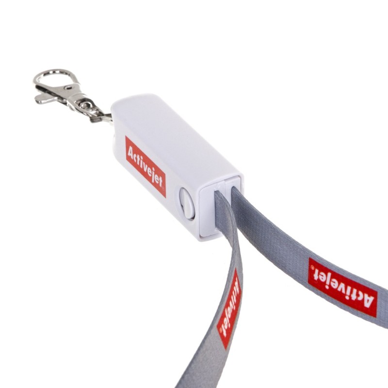Activejet lanyard with charging cable 3-in-1 phone charger Activejet lanyard with charging cable 3-in-1 phone charger