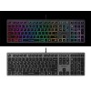 A4Tech FSTYLER FX60H (Neon Backlit) keyboard USB QWERTY Black, Grey A4Tech FSTYLER FX60H (Neon Backlit) keyboard USB QWERTY Black, Grey