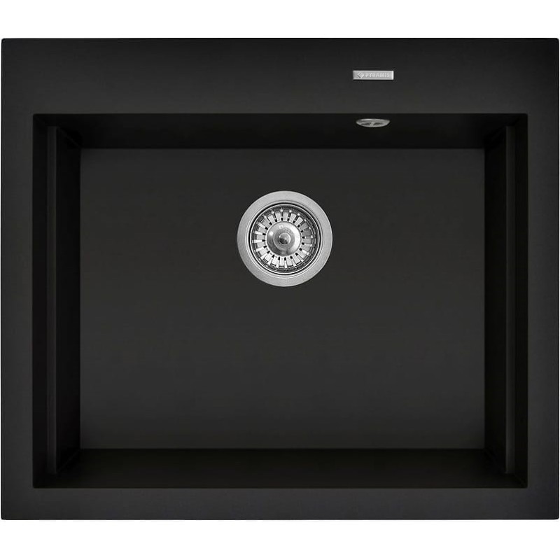 Set - Sink PYRAMIS PYRAMIS SIROS (57x51,5) 1B + Faucet IDEA Black Edition - 070169002BE - Volcano Set - Sink PYRAMIS PYRAMIS SIROS (57x51,5) 1B + Faucet IDEA Black Edition - 070169002BE - Volcano