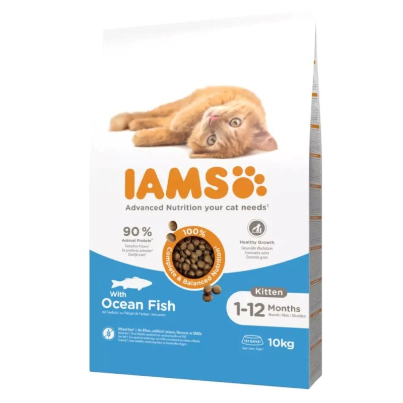 78 / 5 000 IAMS for Vitality Cat Kitten Ocean Fish - dry cat food - 10 kg 78 / 5 000 IAMS for Vitality Cat Kitten Ocean Fish - dry cat food - 10 kg