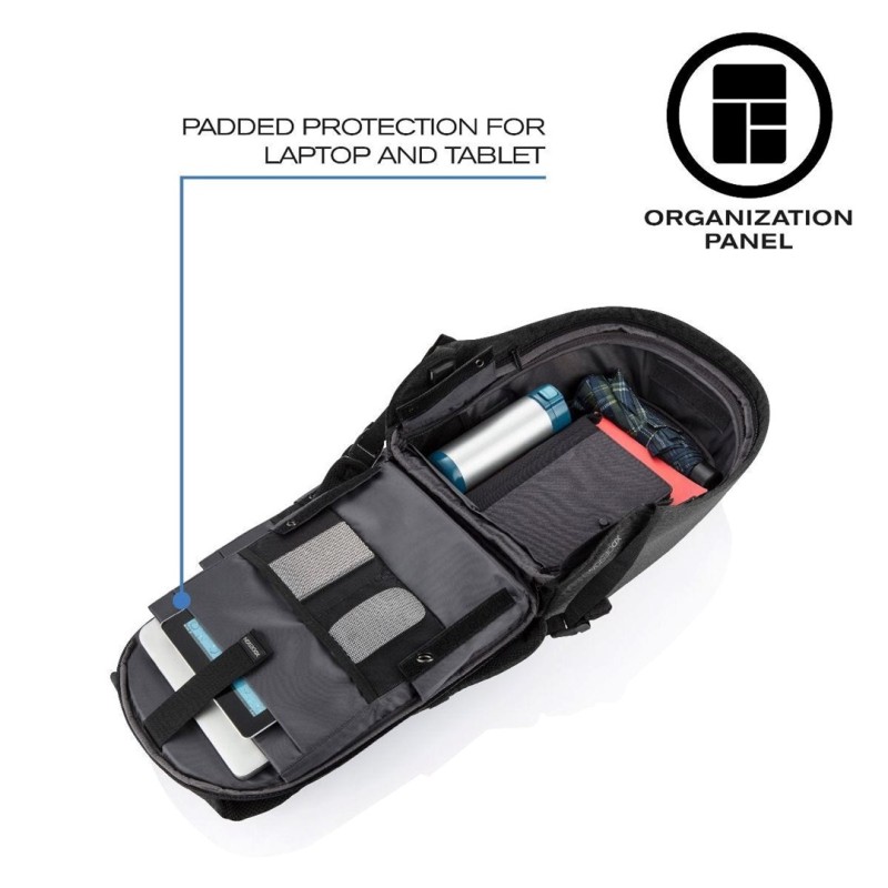 XD DESIGN ANTI-THEFT BACKPACK BOBBY HERO XL BLACK P/N: P705.711 XD DESIGN ANTI-THEFT BACKPACK BOBBY HERO XL BLACK P/N: P705.711