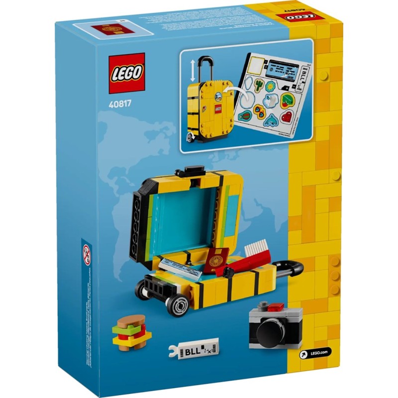 LEGO 40817 Yellow Travel Suitcase LEGO 40817 Yellow Travel Suitcase