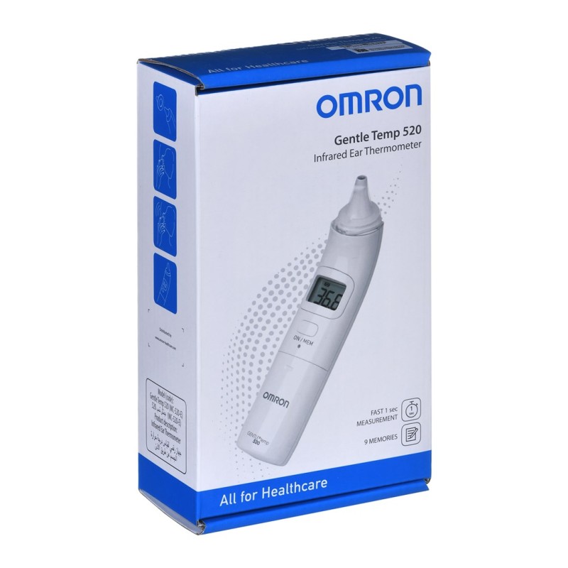 Omron Gentle Temp 520 Contact White Ear Omron Gentle Temp 520 Contact White Ear