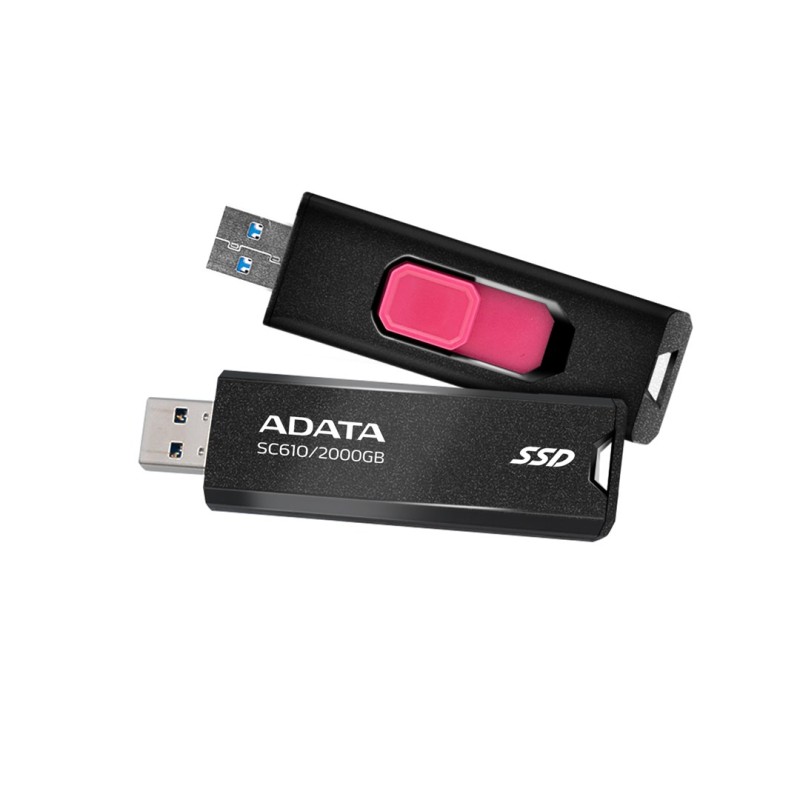 ADATA SC610 USB flash drive 2 TB USB Type-A 3.2 Gen 2 (3.1 Gen 2) Black ADATA SC610 USB flash drive 2 TB USB Type-A 3.2 Gen 2 (3.1 Gen 2) Black