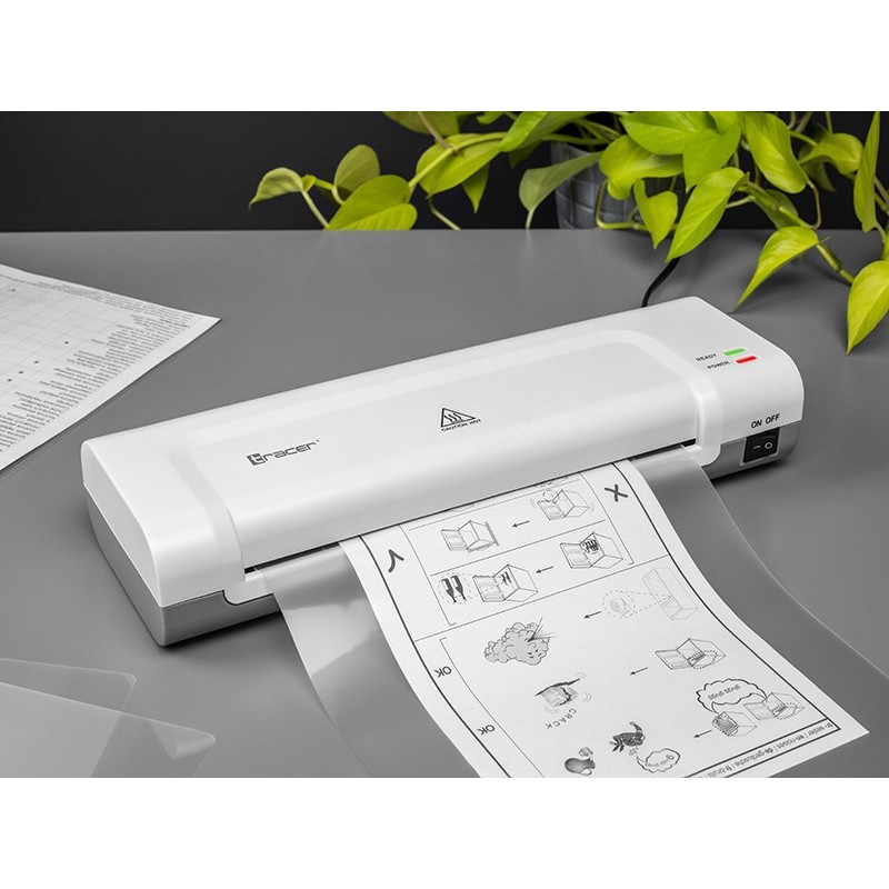 Tracer TRL-5 WH Hot Laminator 280 mm/min White Tracer TRL-5 WH Hot Laminator 280 mm/min White