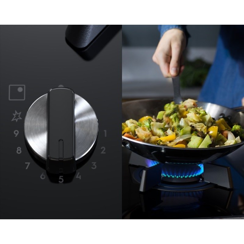 Induction-gas hob ELECTROLUX KDI641723K 800 Mixed 60 cm Black Induction-gas hob ELECTROLUX KDI641723K 800 Mixed 60 cm Black