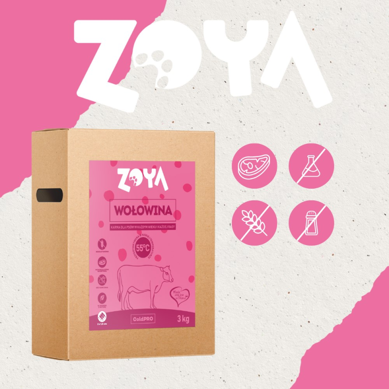 ZOYA ColdPRO Beef - dry dog food - 3kg