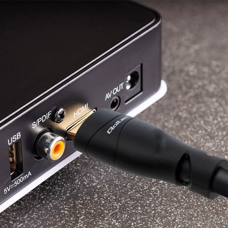 Qoltec 50353 HDMI v2.1 Cable Ultra high speed 8K | 60Hz | 26AWG | GOLD | 5m Qoltec 50353 HDMI v2.1 Cable Ultra high speed 8K | 60Hz | 26AWG | GOLD | 5m