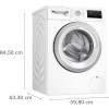 Bosch WAN2813APL Series 4 Front-loading washing machine 8 kg 1400 rpm White