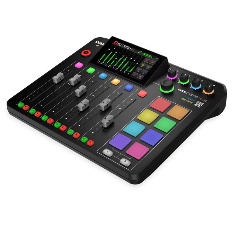 RØDECaster Pro II Podcast production studio Music production station Black RØDECaster Pro II Podcast production studio Music production station Black