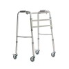 Walking frame rehabilitation with 4 wheels