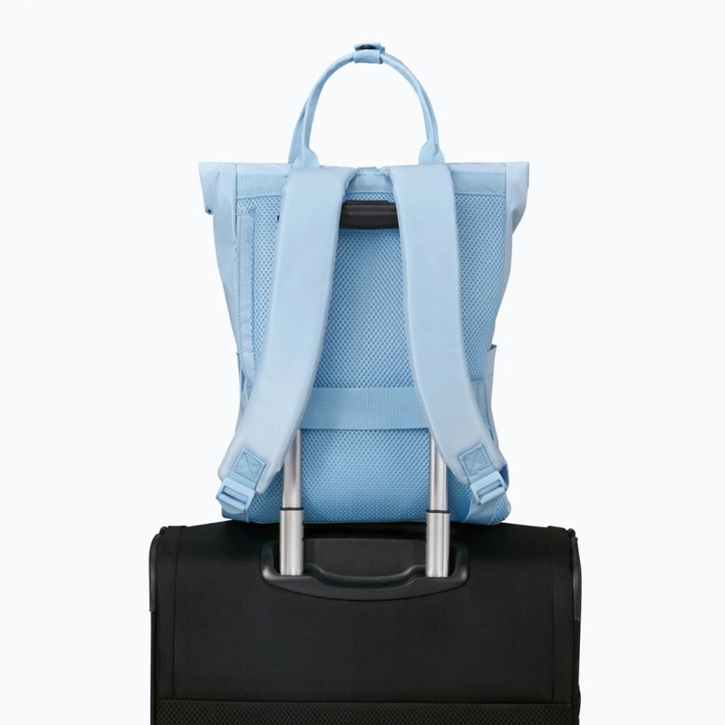 American Tourister Urban Groove Pastels Roll Top Backpack Pastel Blue American Tourister Urban Groove Pastels Roll Top Backpack Pastel Blue