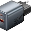 Vention 30W - charger with GaN technology, 1x USB-A, 1x USB-C (black)