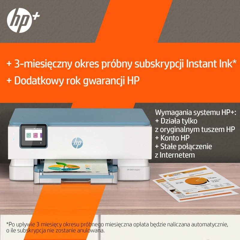 HP ENVY Inspire 7221e All-in-One Printer Thermal inkjet A4 4800 x 1200 DPI 15 ppm Wi-Fi HP ENVY Inspire 7221e All-in-One Printer Thermal inkjet A4 4800 x 1200 DPI 15 ppm Wi-Fi