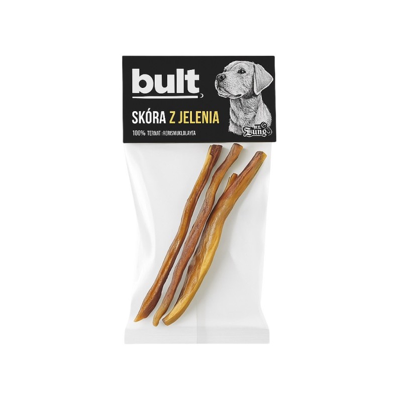 BULT Deer skin - dog treat - 100g BULT Deer skin - dog treat - 100g