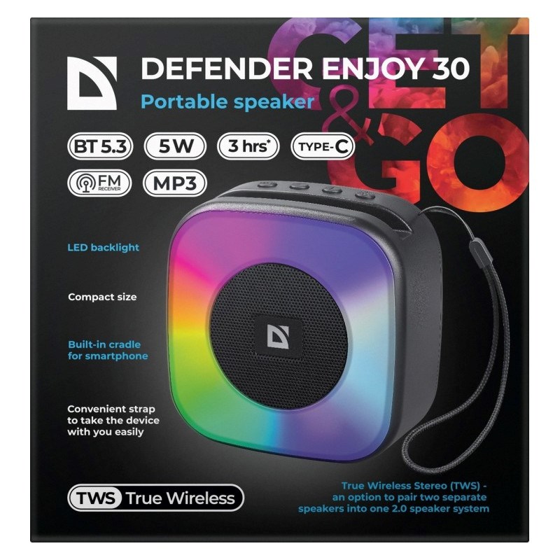 BLUETOOTH SPEAKER DEFENDER ENJOY 30 5W BLUETOOTH SPEAKER DEFENDER ENJOY 30 5W