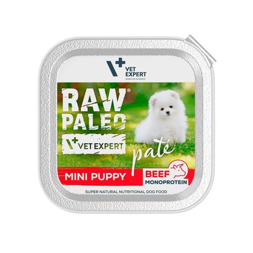 RAW PALEO Pate Mini Puppy Beef - wet food for puppies - 150 g RAW PALEO Pate Mini Puppy Beef - wet food for puppies - 150 g