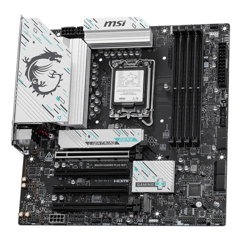 MSI B860M GAMING PLUS WIFI motherboard Intel B860 LGA 1851 (Socket V1) micro ATX MSI B860M GAMING PLUS WIFI motherboard Intel B860 LGA 1851 (Socket V1) micro ATX