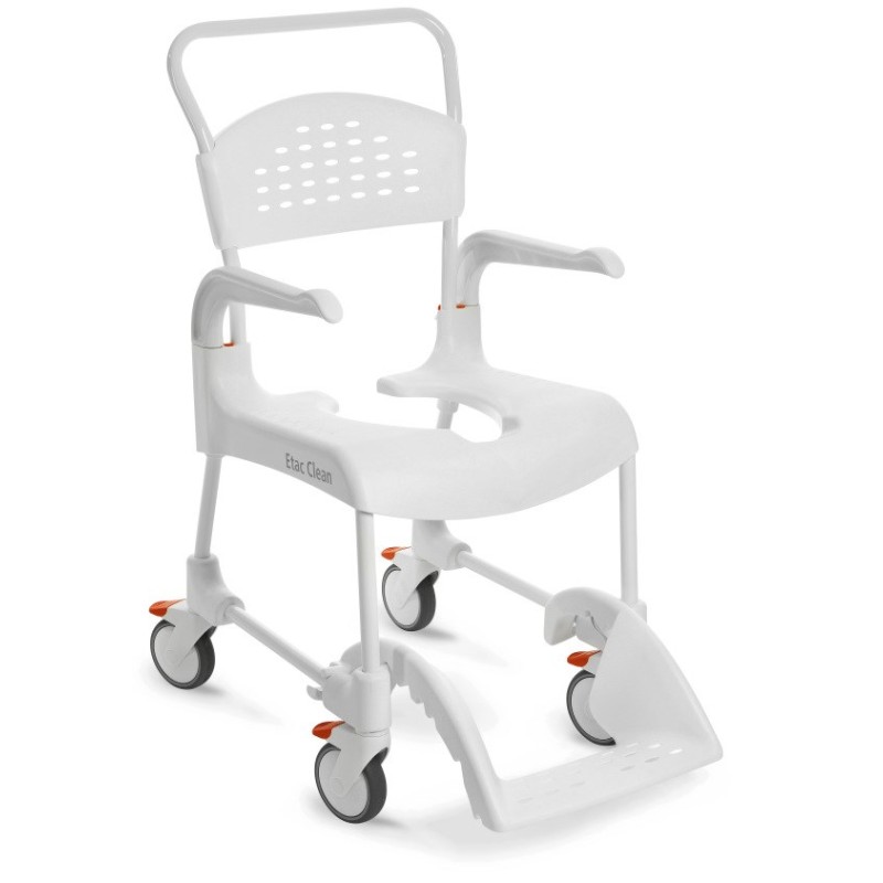ETAC Clean 55 cm / 2 brakes Wheelchair with toilet function White ETAC Clean 55 cm / 2 brakes Wheelchair with toilet function White