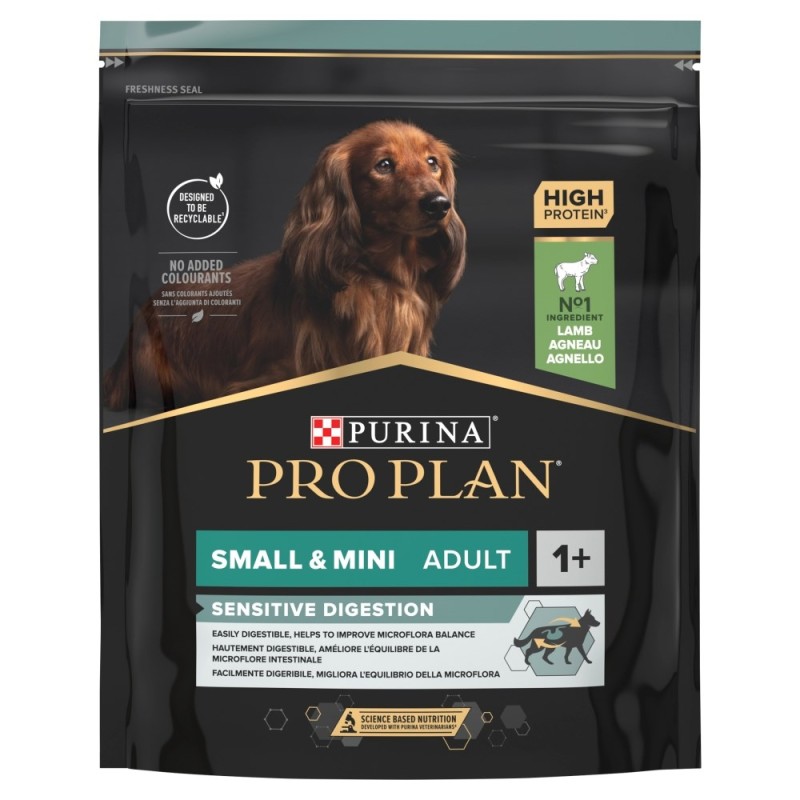 PURINA Pro Plan Sensitive Digestion Small & Mini Adult Lamb - dry dog food - 700g