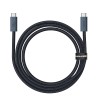 Baseus USB C to USB C data cable 1 m 240 W Black Baseus USB C to USB C data cable 1 m 240 W Black