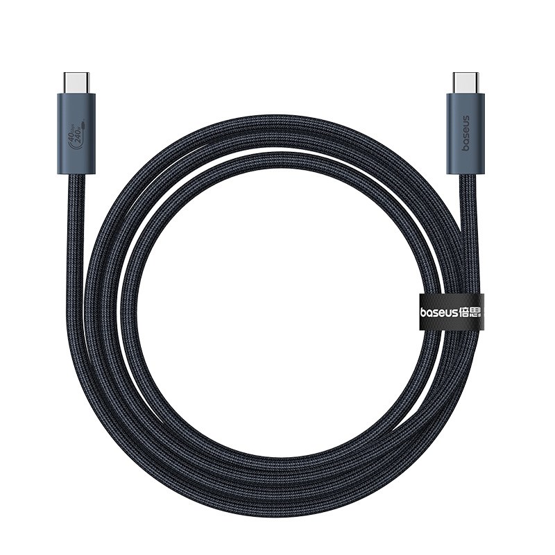 Baseus USB C to USB C data cable 1 m 240 W Black Baseus USB C to USB C data cable 1 m 240 W Black