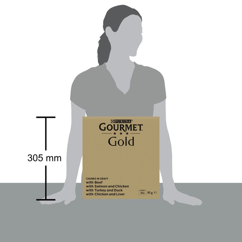 PURINA GOURMET GOLD Kawałki w sosie 96x85g PURINA GOURMET GOLD Kawałki w sosie 96x85g