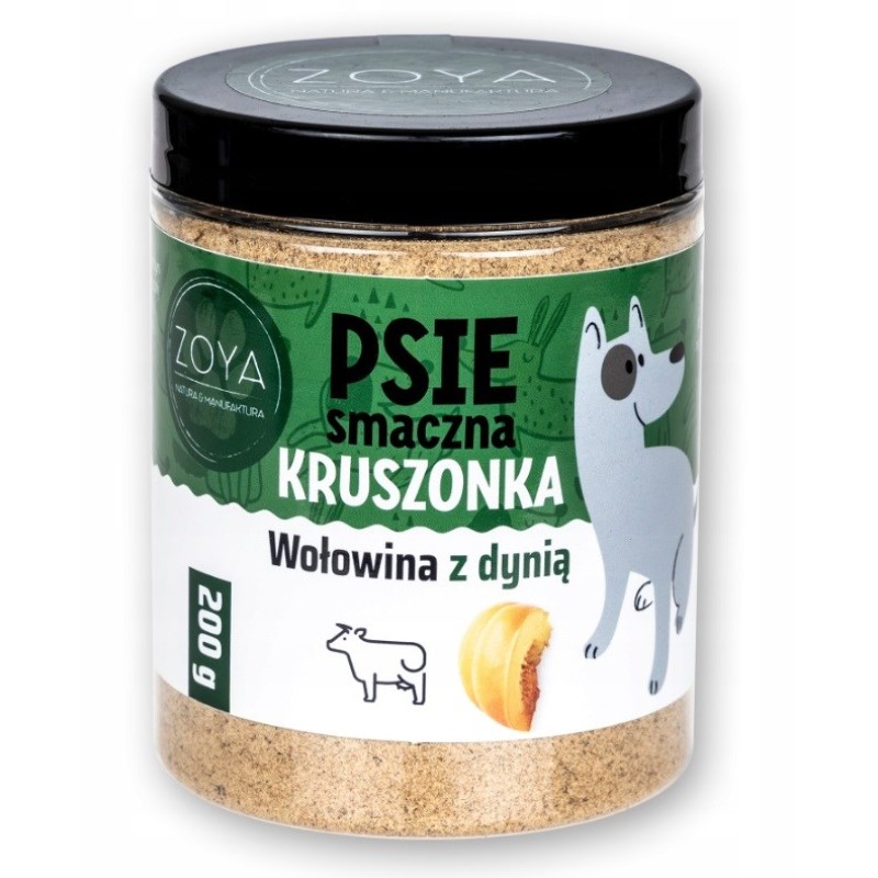 ZOYA Beef and pumpkin crumble - dog treat - 200g ZOYA Beef and pumpkin crumble - dog treat - 200g