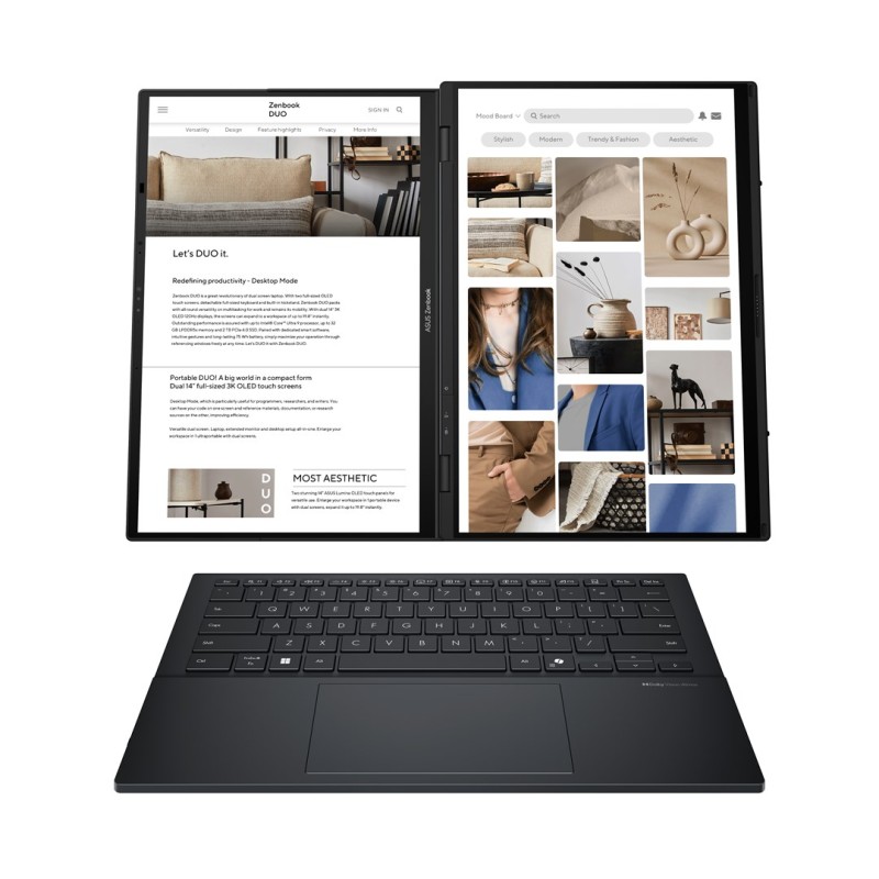 ASUS Zenbook Duo UX8406CA-PZ068X ARL H Core Ultra 9 14.0 ASUS Zenbook Duo UX8406CA-PZ068X ARL H Core Ultra 9 14.0