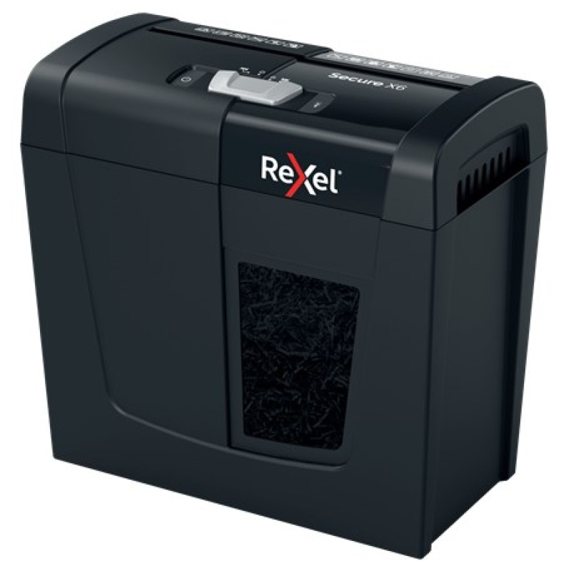 Rexel Secure X6 paper shredder Cross shredding 70 dB Black Rexel Secure X6 paper shredder Cross shredding 70 dB Black